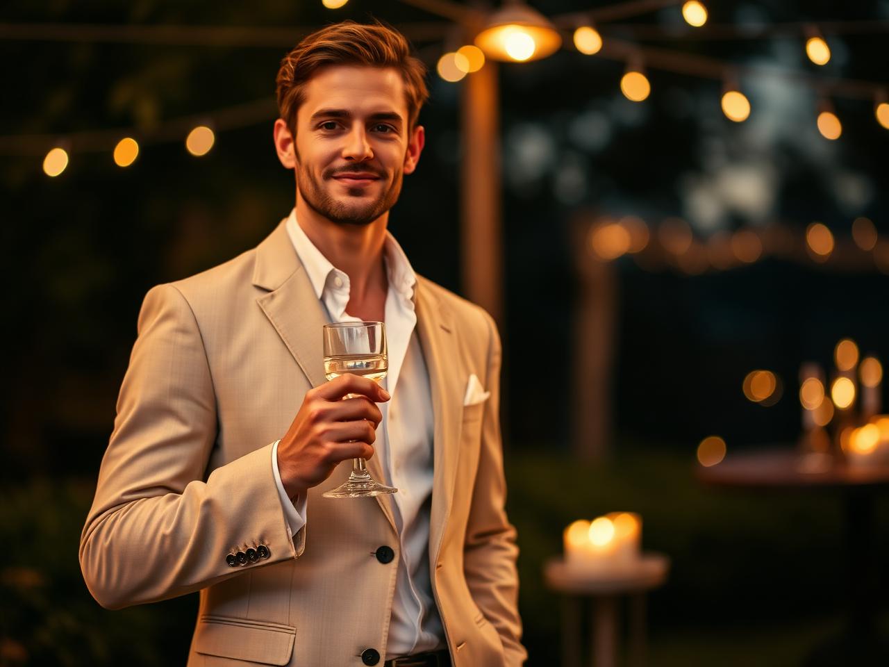 Eleganter Sommernacht-Look für Ihn